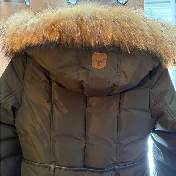 MACKAGE - 💯 Authentic Adali - Down Coat with Natural Fur !!! Size M - Picture 10 of 11